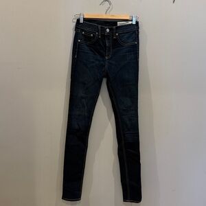 rag & bone Midnight High Rise Skinny Jeans
